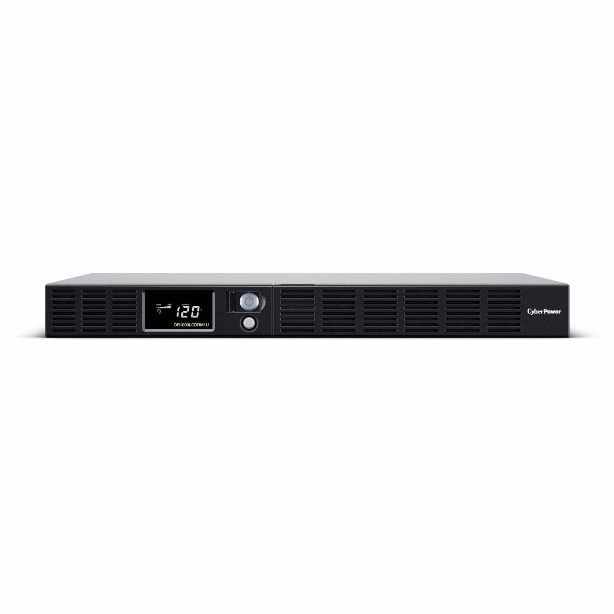 CyberPower - Smart App LCD OR1000LCDRM1U 1000VA Rack-mountable UPS - Black price history on PriceWatchPro