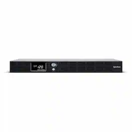 CyberPower - Smart App LCD OR1000LCDRM1U 1000VA Rack-mountable UPS - Black