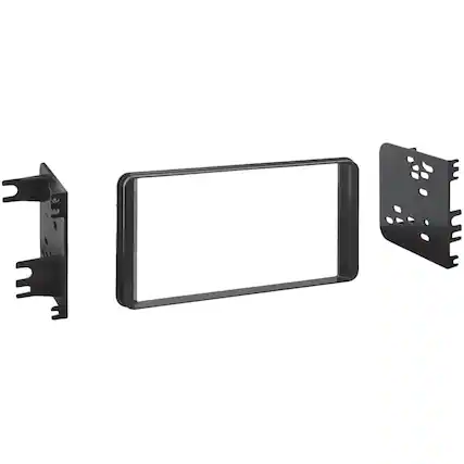 Front. Metra - Dash Kit for Select 2018-2018 Toyota C-HR DIN - Black.