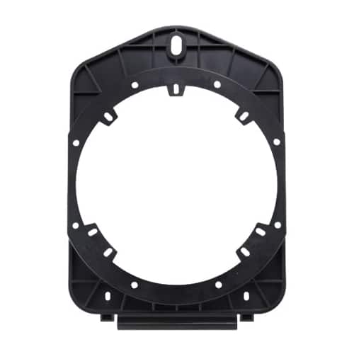 Front. Metra - Speaker Bracket for Select 2007-2013 Chevrolet Silverado - Black.