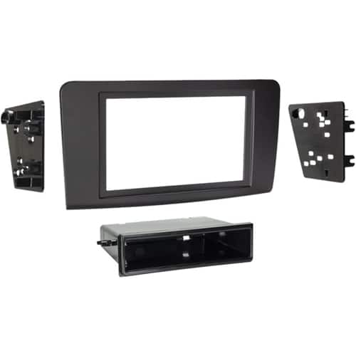 Metra - Dash Kit for Select 2006-2012 Mercedes-Benz ML Class GL DIN DDIN - Black - Front_Zoom