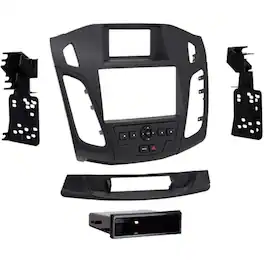 Metra - Dash Kit for Select 2015 Ford Focus Vehicles - Matte Black