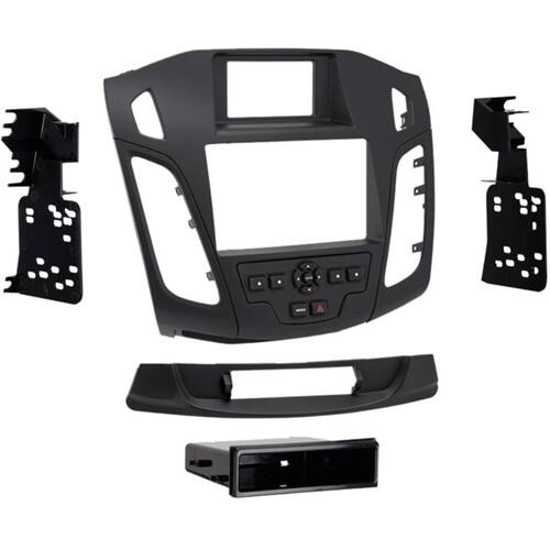 Front. Metra - Dash Kit for Select 2015 Ford Focus Vehicles - Matte black.