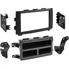 Front. Metra - Dash Kit for Select 2006-2008 Honda Pilot DIN DDIN - Black.