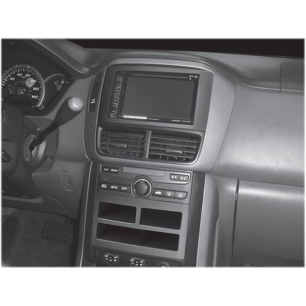 Alt View 11. Metra - Dash Kit for Select 2006-2008 Honda Pilot DIN DDIN - Black.