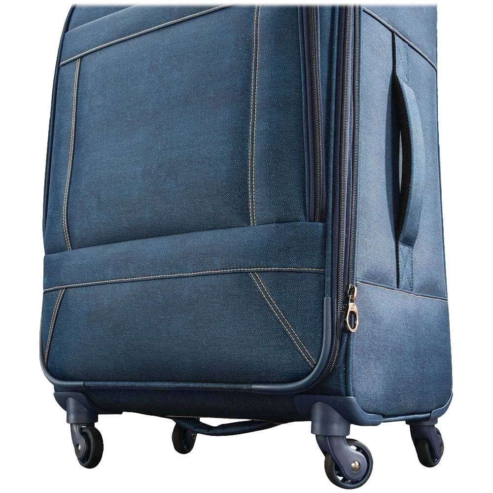 Best Buy American Tourister Belle Voyage 25 Expandable Spinner Luggage Blue Denim 92428 1094