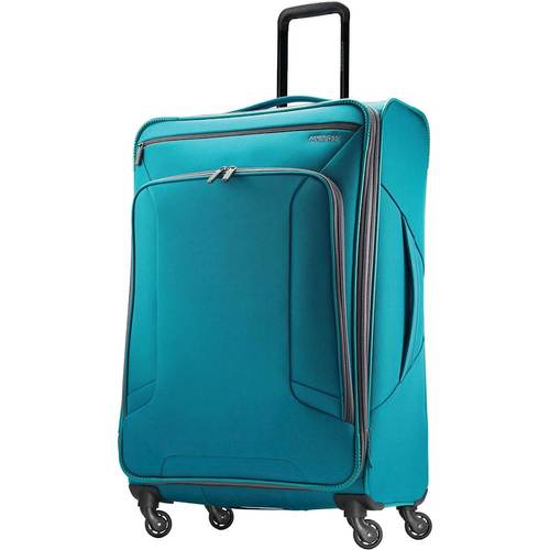 American Tourister - 4 Kix 32" Expandable Spinner - Teal/Gray