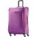 Front. American Tourister - 4 Kix 28" Expandable Spinner Luggage - Purple/Pink.