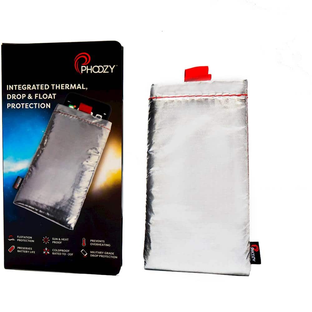 pouch for apple iphone, samsung galaxy and most slim size devices - silver pouch for apple iphone, samsung galaxy and most slim size devices - silver