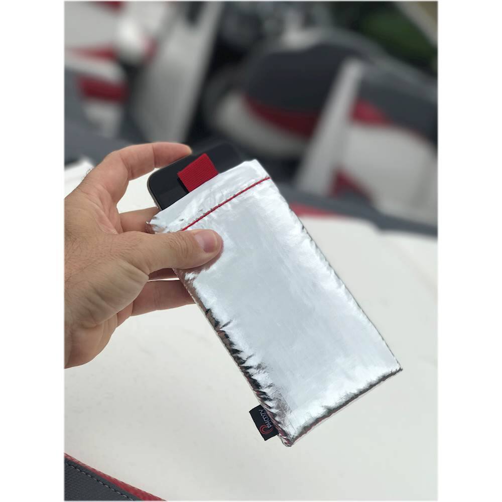 pouch for apple iphone, samsung galaxy and most slim size devices - silver pouch for apple iphone, samsung galaxy and most slim size devices - silver