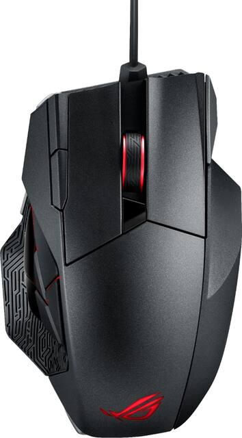 ASUS Wireless Laser Gaming Mouse Titanium Black ROG SPATHA ...