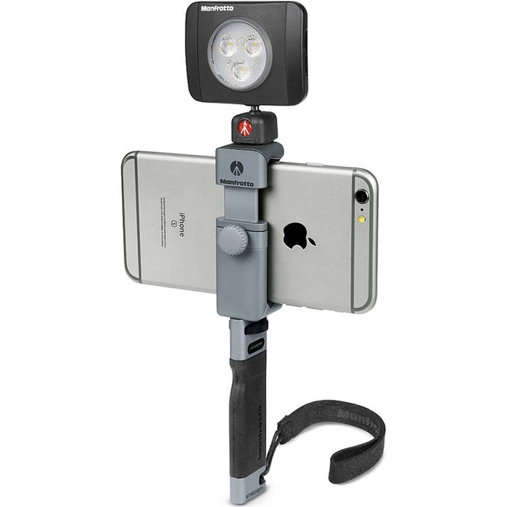 Best Buy: Manfrotto Ergonomic Handle For TwistGrip Smartphone Clamp ...