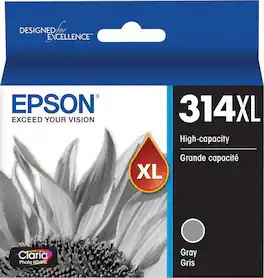 Epson - 314XL High-Yield Ink Cartridge - Gray
