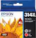 Front. Epson - 314XL 2-Pack High-Yield - Ink Cartridges - Gray/ Red.