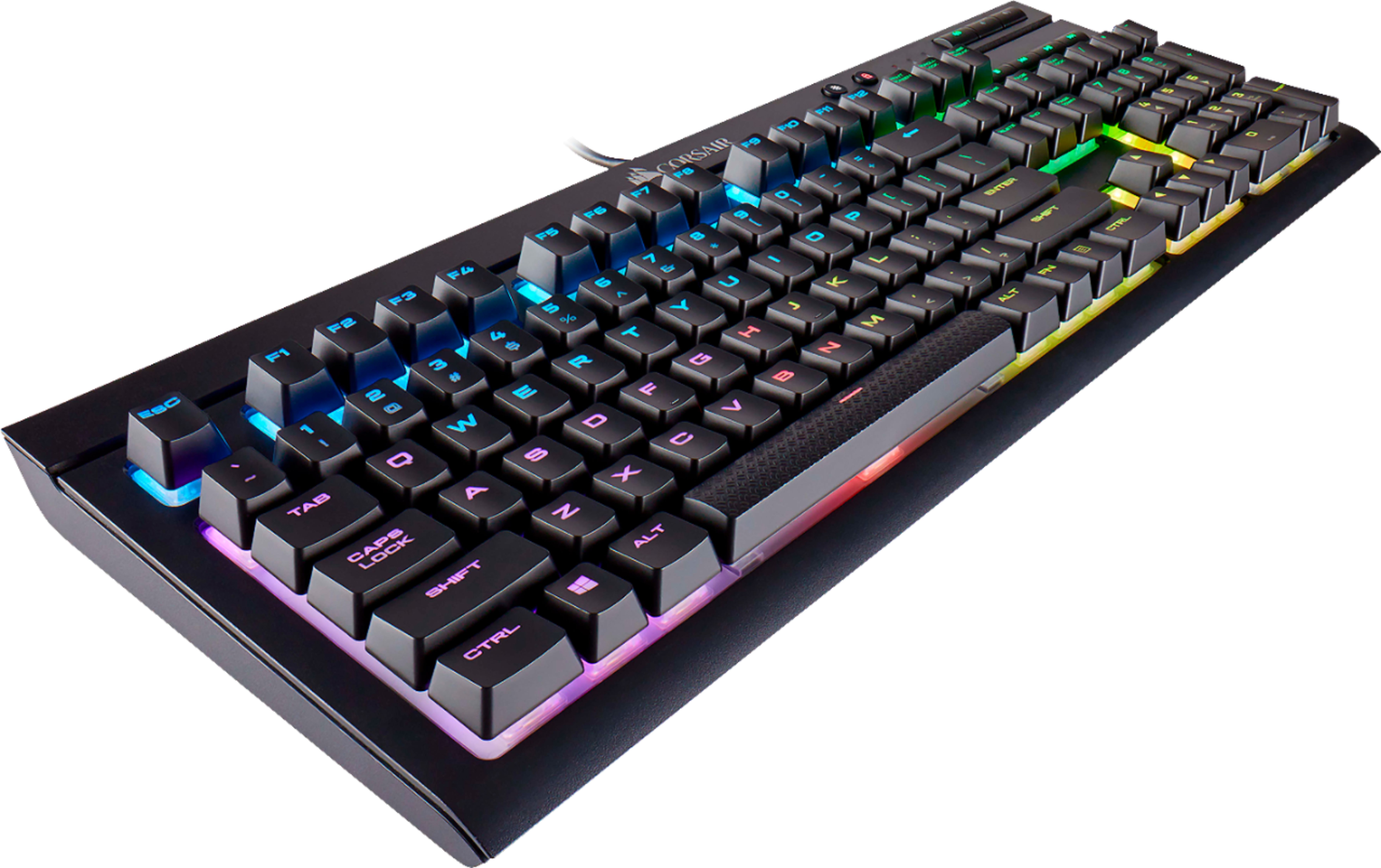 Lav aftensmad vin mangel Best Buy: CORSAIR K68 Wired Gaming Mechanical Cherry MX Red Switch Keyboard  with RGB Backlighting Black CH-9102010-NA
