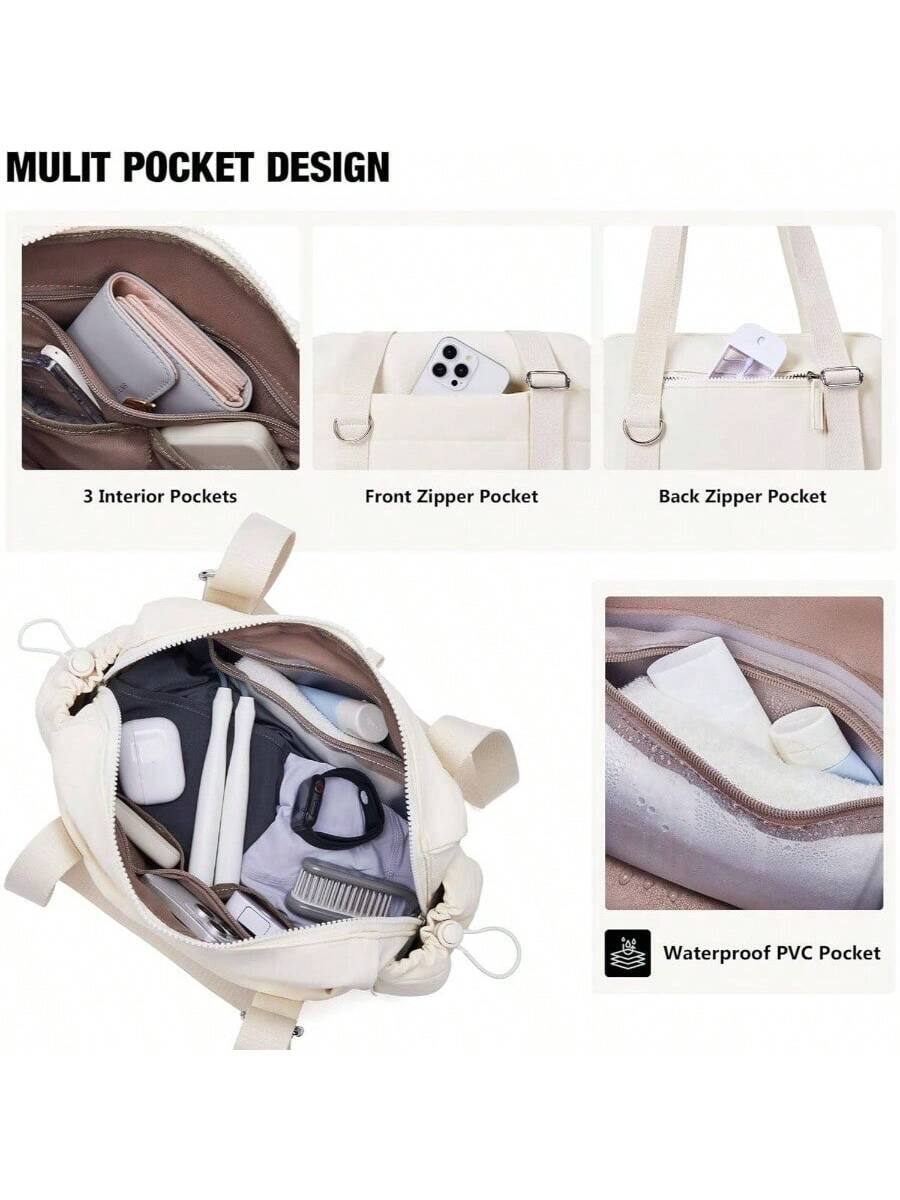MULIT POCKET DESIGN

- 3 Interior Pockets
- Front Zipper Pocket
- Back Zipper Pocket
- Waterproof PVC Pocket