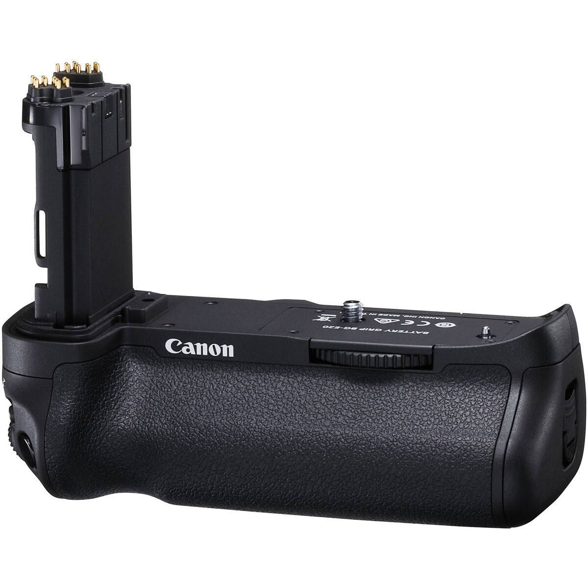 Canon
NI MADE
ow NONVO BG-E20 GRIP
BATTERY