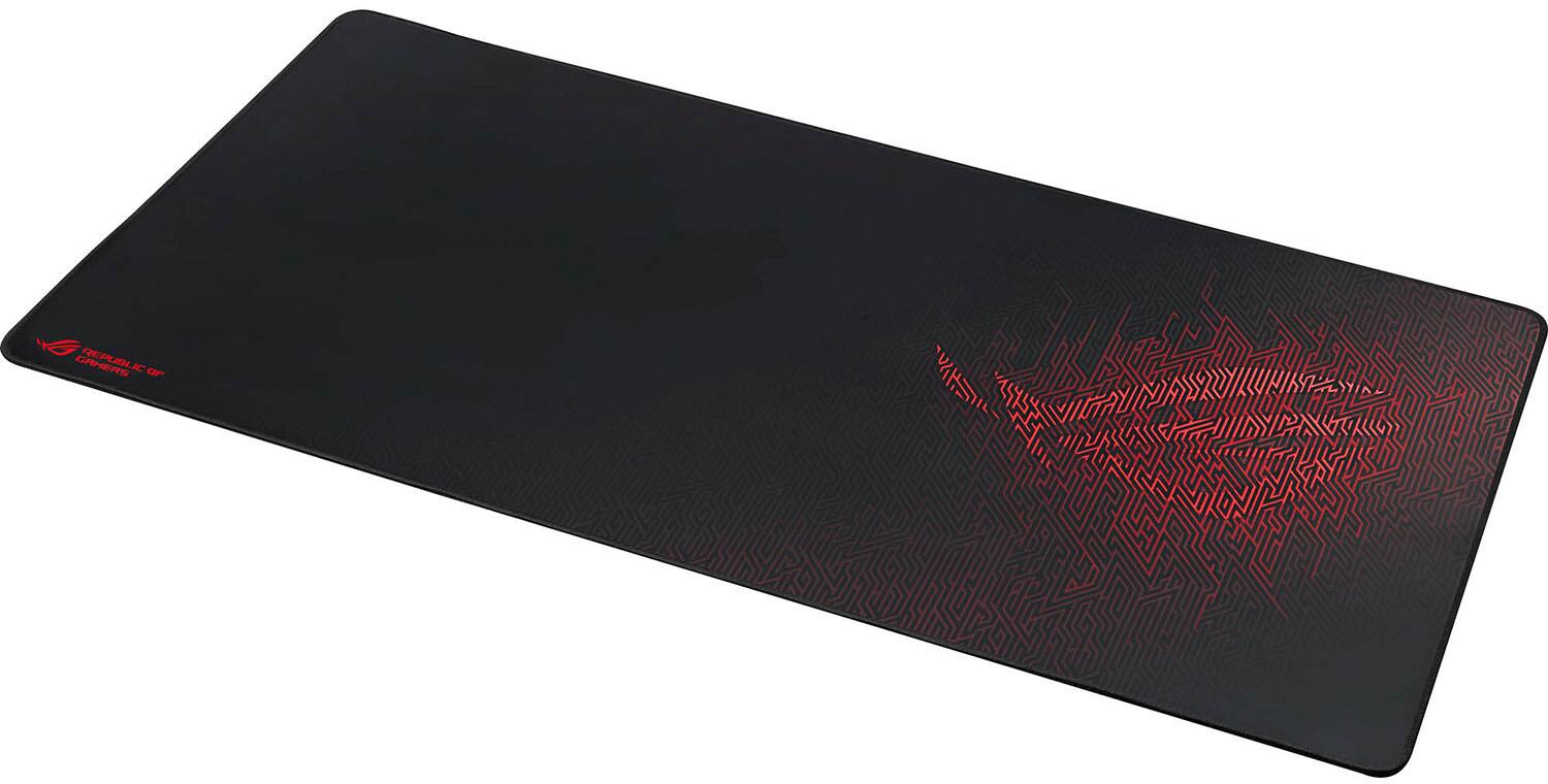 Alt View 12. ASUS - ROG Sheath XL Gaming Mouse Pad - Black, Red.