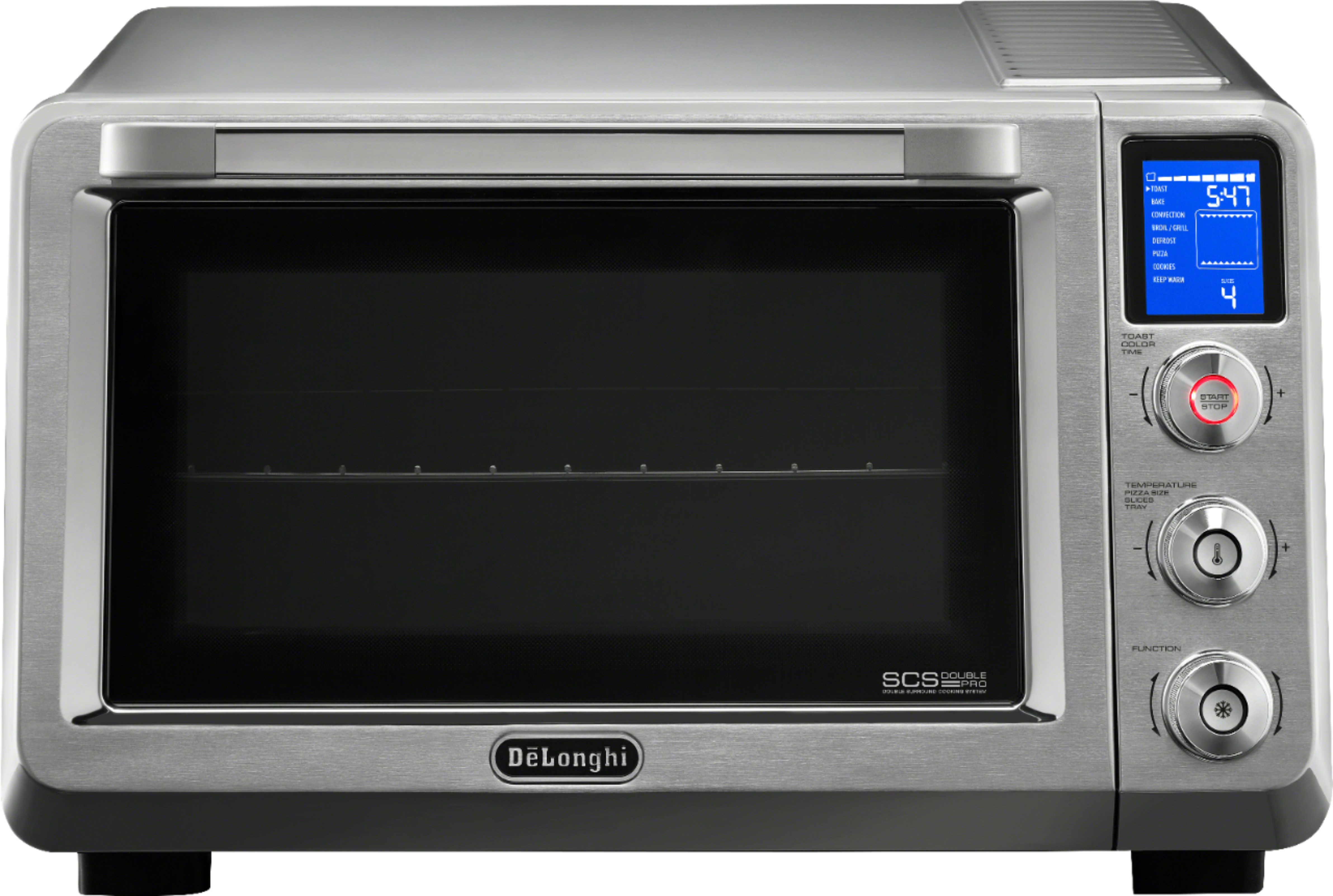 De'Longhi Small Convection Toaster Oven For Countertop With