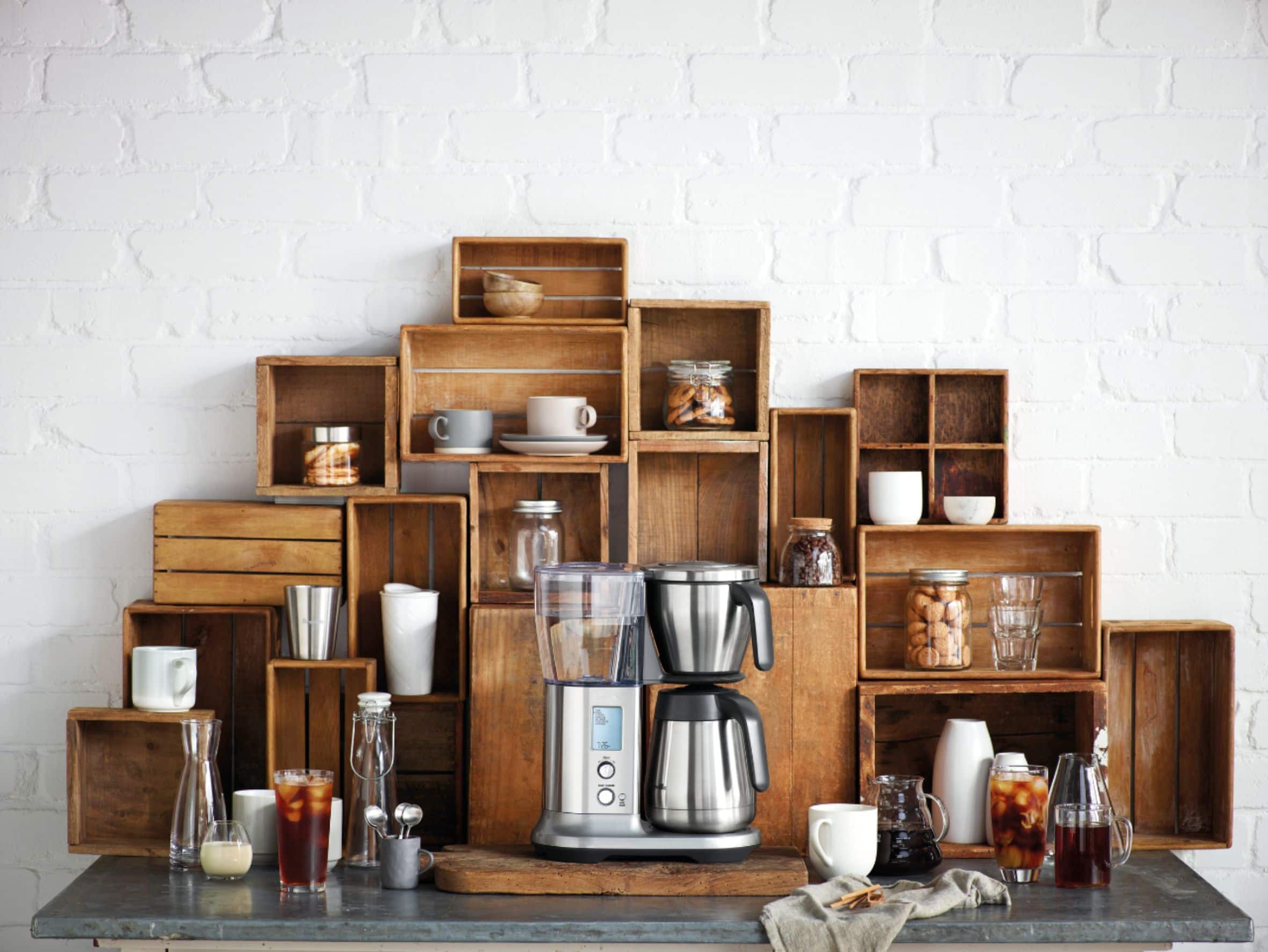 Alt View 13. Breville - the Precision Brewer Thermal 12-Cup Coffee Maker - Brushed Stainless Steel.