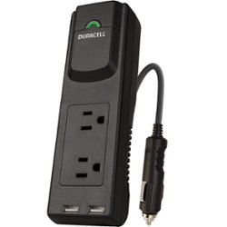 Duracell - 175W Power Strip Inverter with Dual USB Ports - Black - Alt_View_Zoom_11
