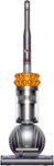 Front Zoom. Dyson - Cinetic Big Ball Total Clean Upright Vacuum - Iron/Bright Silver/Sprayed Yellow/Red.