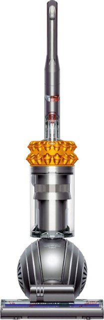 Dyson - Cinetic Big Ball Total Clean Bagless Upright Vacuum - Iron/Bright Silver/Sprayed Yellow/Red - Front_Zoom