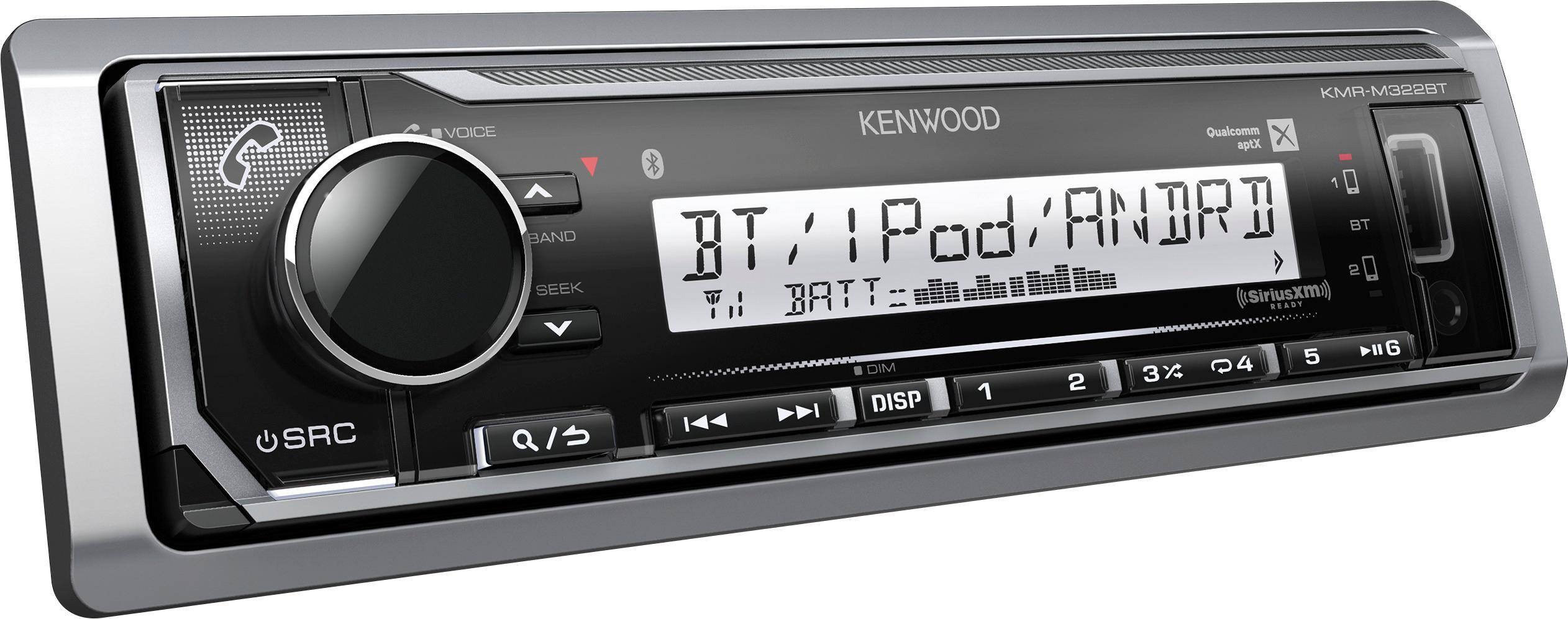 Best Buy Kenwood InDash Digital Media Receiver Builtin Bluetooth Satellite Radioready with