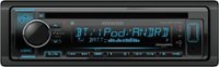 Front Zoom. Kenwood - In-Dash CD Receiver - Built-in Bluetooth - Satellite Radio-ready with Detachable Faceplate - Black.