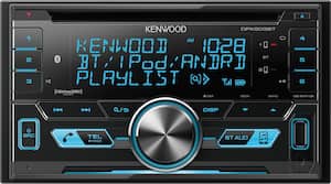 Kenwood - Built-in Bluetooth - In-Dash CD Receiver - Black - Front_Zoom