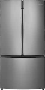 Insignia™ - 26.6 Cu. Ft. French Door Refrigerator - Stainless steel - Front_Standard