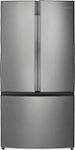 Front. Insignia™ - 26.6 Cu. Ft. French Door Refrigerator - Stainless Steel.