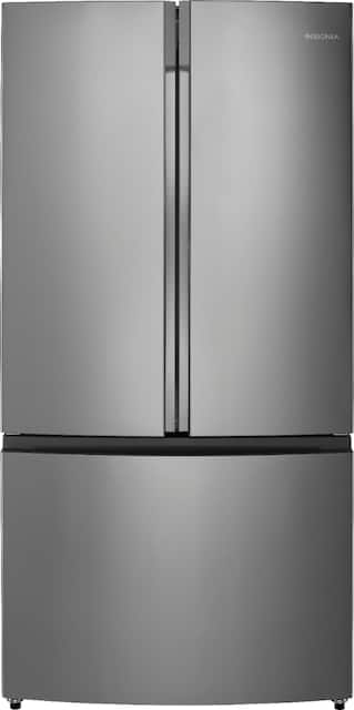 Insignia 26 6 Cu Ft French Door Refrigerator Stainless Steel Ns Rfd26ss9 Best Buy