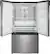 Alt View 2. Insignia™ - 26.6 Cu. Ft. French Door Refrigerator - Stainless Steel.