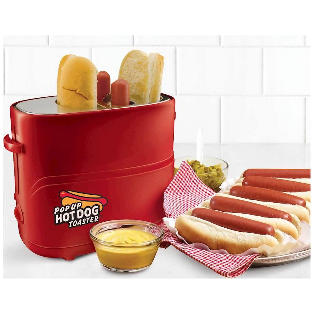 Best Buy Nostalgia PopUp Hot Dog Toaster Red HDT200RED2PK