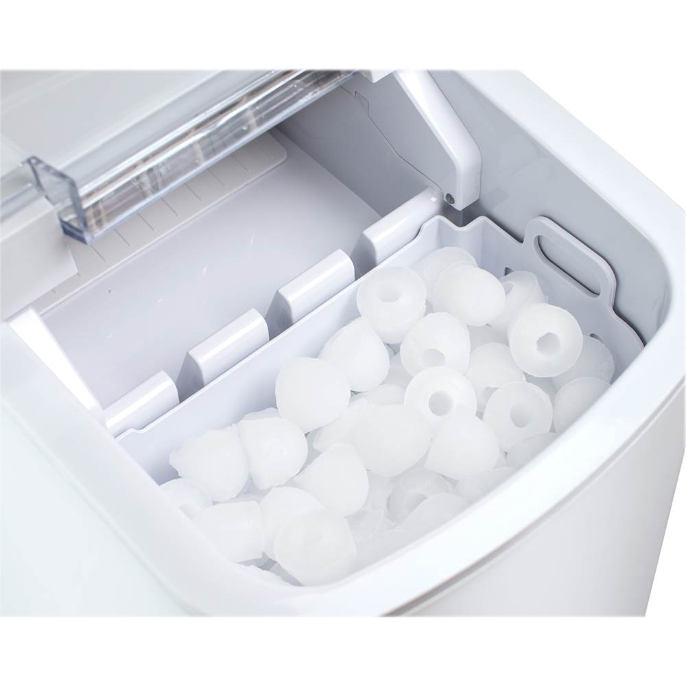 Best Buy: Nostalgia 33-Lb. Large Capacity Automatic Clear Cube Ice Maker  ICMCC33