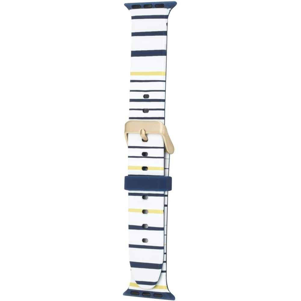 Angle. Winx - Watch Strap for Apple Watch™ 38mm - Blue/White/Gold.