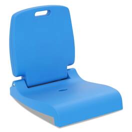 Costway - Poolside Chair for Edge of Pool with Back Support & Handles Portable Picnic Chair - Blue