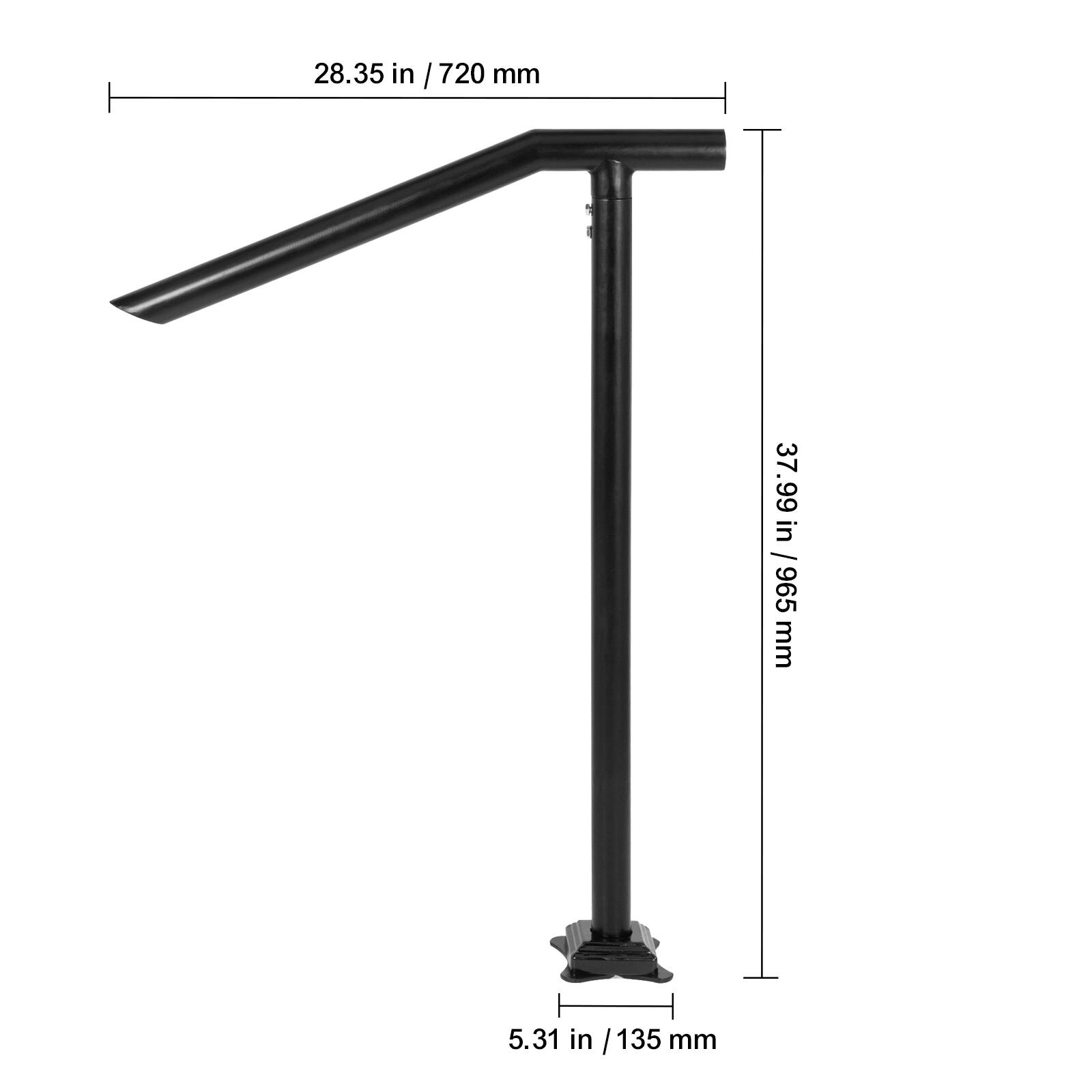 28.35 in / 720 mm
37.99 in / 965 mm
5.31 in / 135 mm