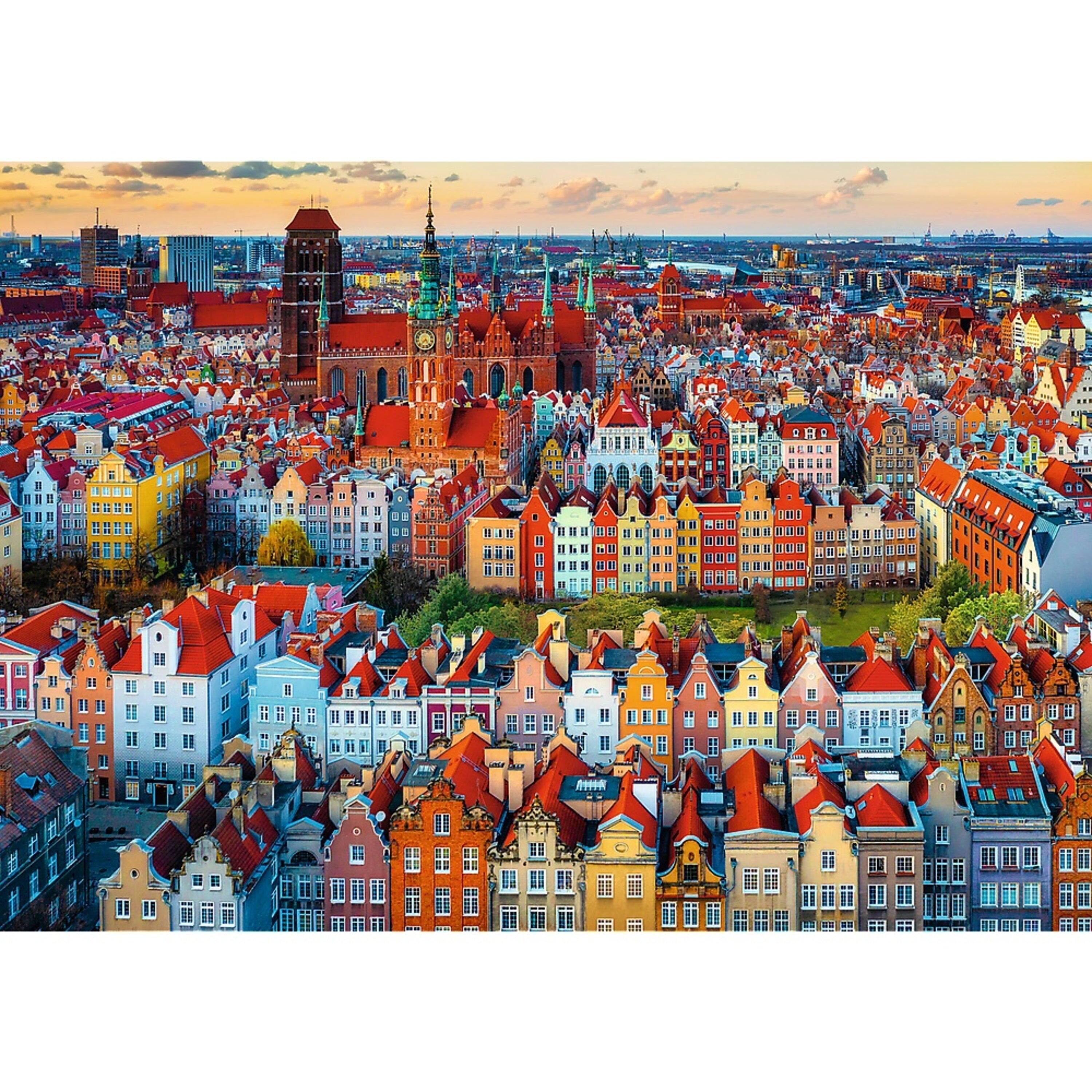 Alt View 1. Trefl - Trefl Premium Plus 1000 Piece Puzzle - View on Gdansk, Poland.