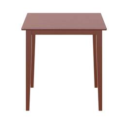FurniFact - Mid Century Dining Table In Solid Finish - Walnut