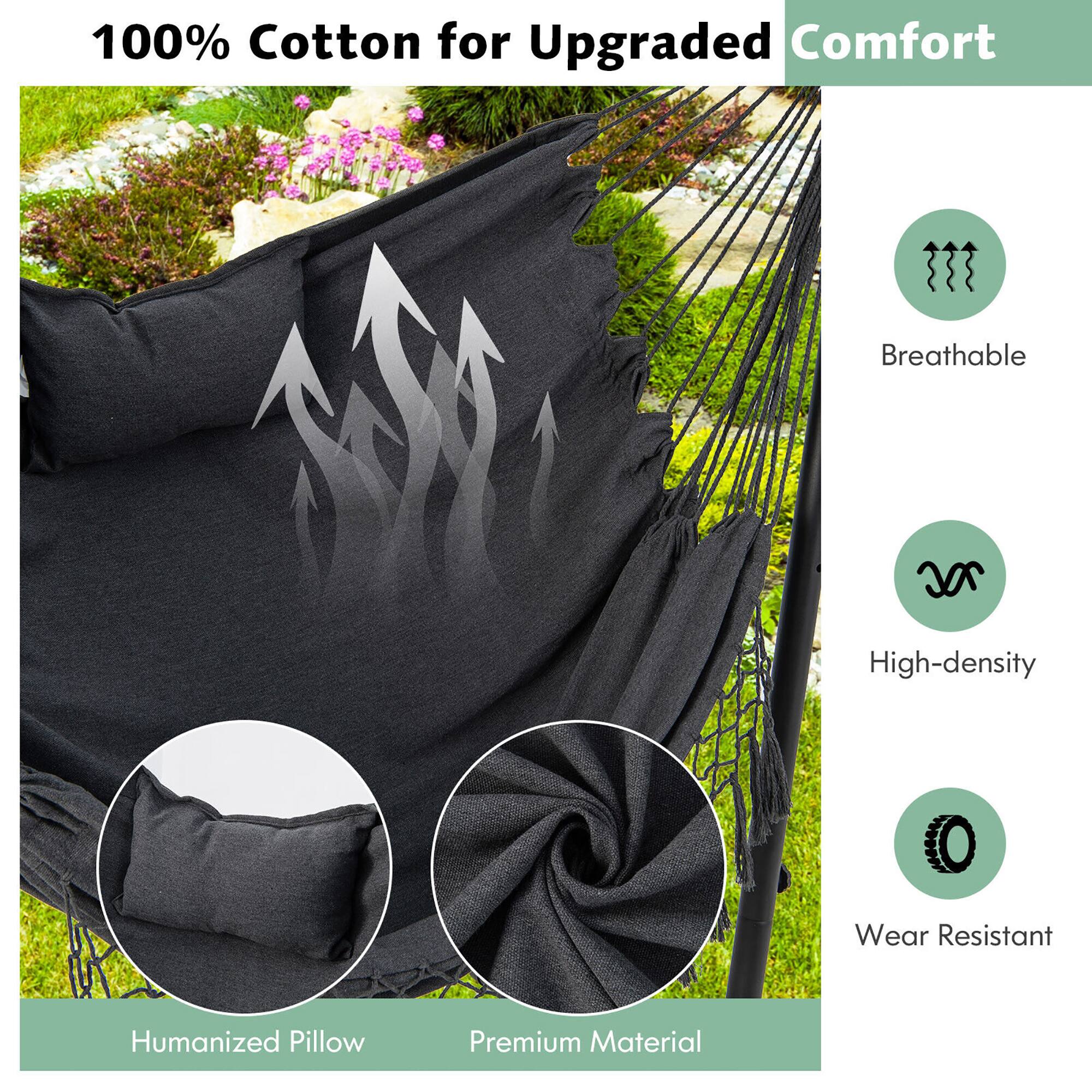 100% Cotton for Upgraded Comfort

- Breathable
- High-density
- Wear Resistant

Humanized Pillow
Premium Material