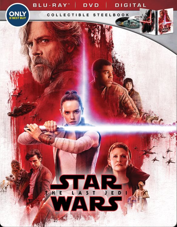 Star Wars: The Last Jedi [SteelBook] [Includes Digital Copy] [Blu-ray/DVD] [Only @ Best Buy] [2017]