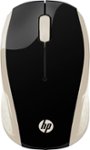 Front Zoom. HP - 200 Wireless Optical Mouse - Silk Gold.