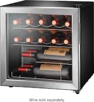 14-Bottle Wine Cooler - Stainless steel - Front_Zoom