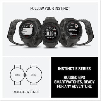 Garmin Instinct E GPS Smartwatch 40 mm Fiber reinforced Polymer Garmin Instinct E GPS Smartwatch 40 mm Fiber reinforced Polymer