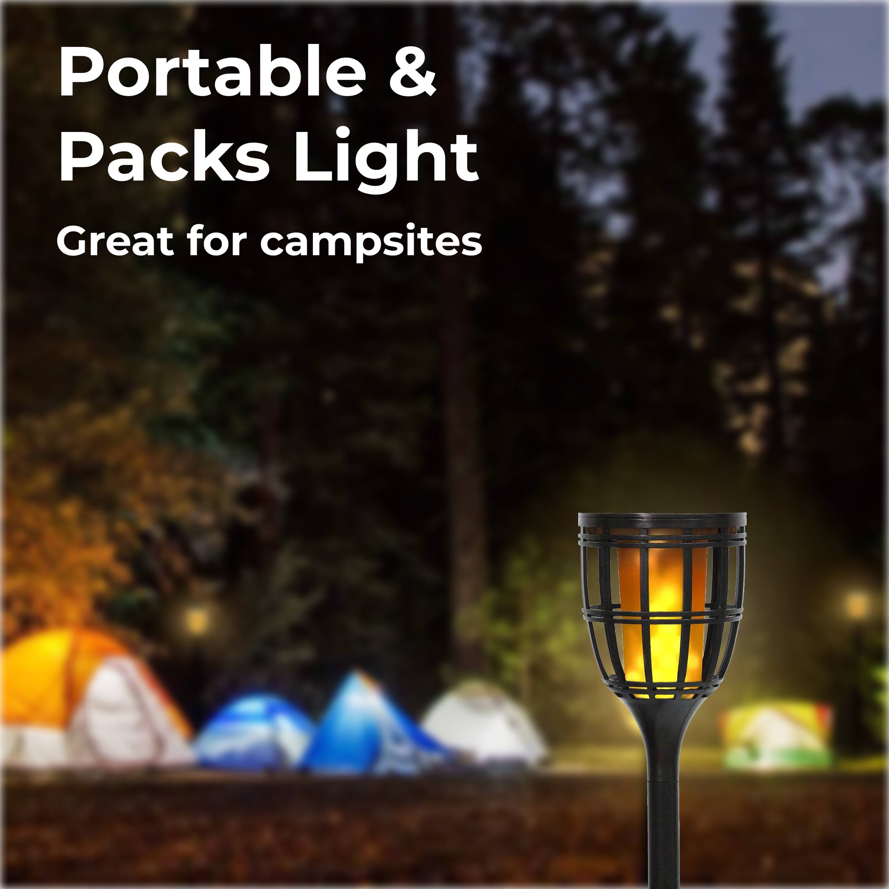 Portable & Packs Light
Great for campsites