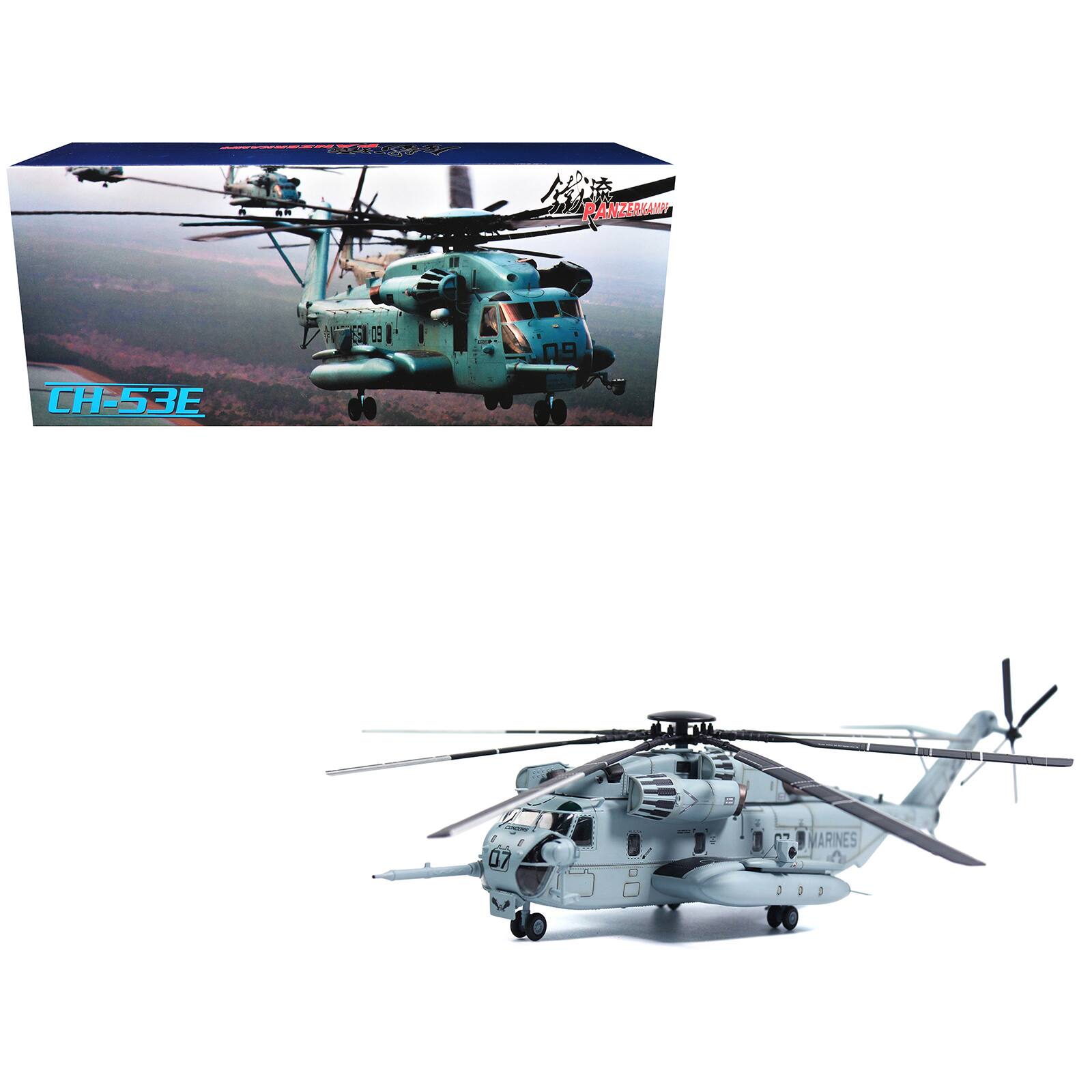 Sikorsky CH-53E Super Stallion Helicopter #07 "MCAS New River" (2008) US Marine Corps 1/72 Diecast Model by Panzerkampf