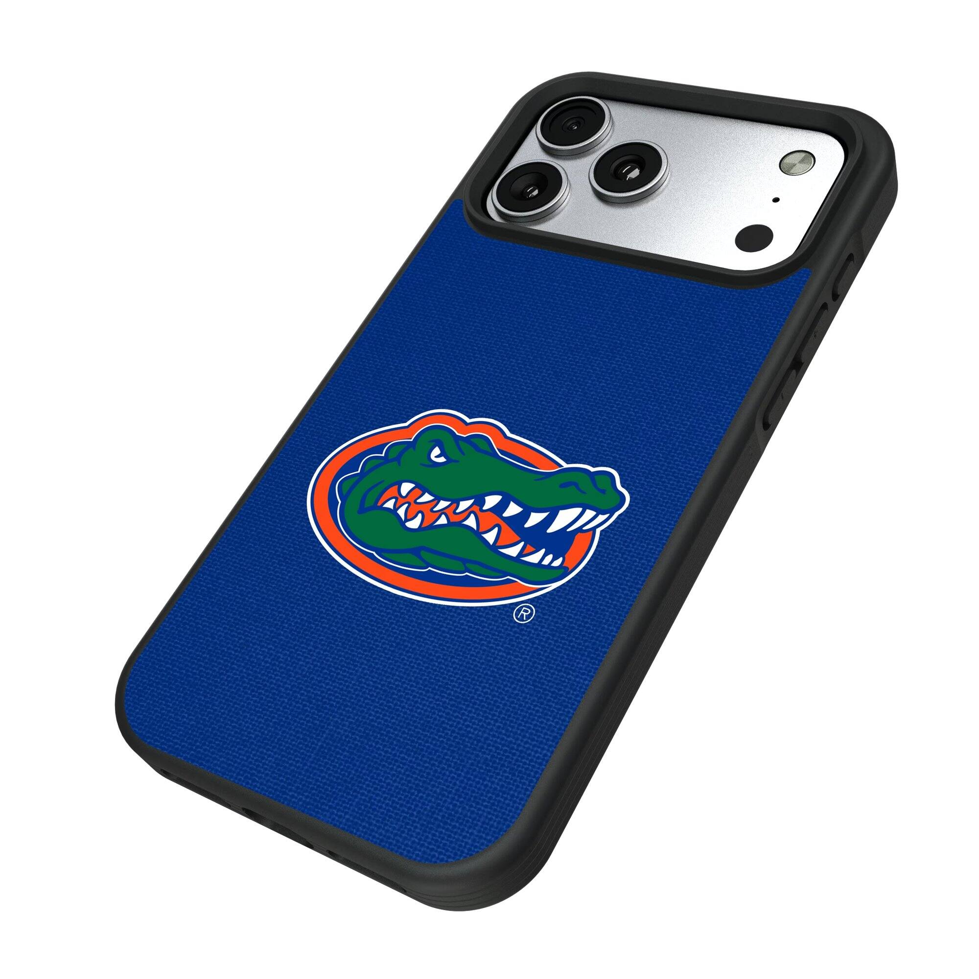 Alt View 1. Keyscaper - Florida Gators iPhone Solid Design Bump Case - 14 Pro - Multicolor.