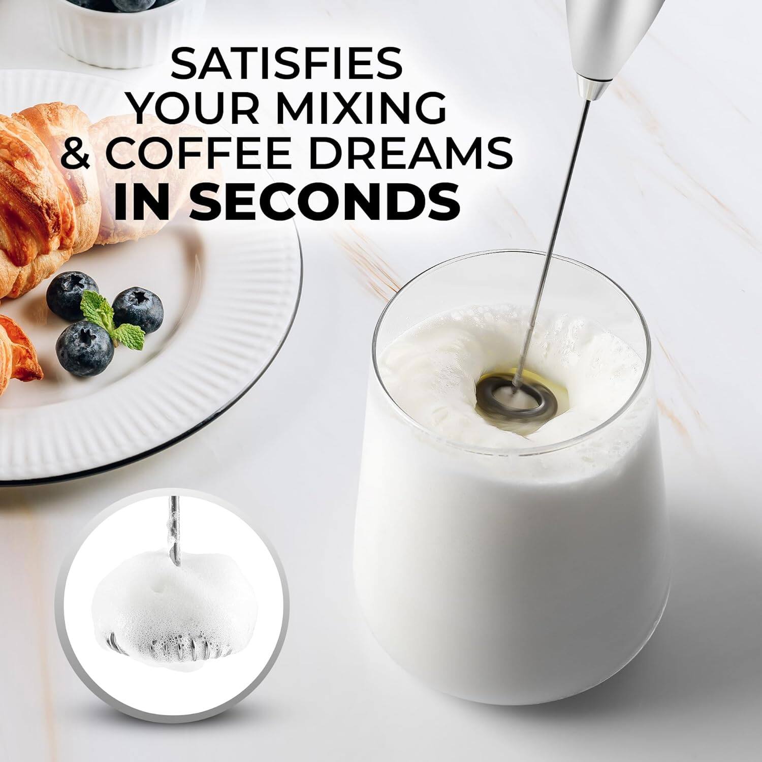 SATISFIES YOUR MIXING & COFFEE DREAMS IN SECONDS